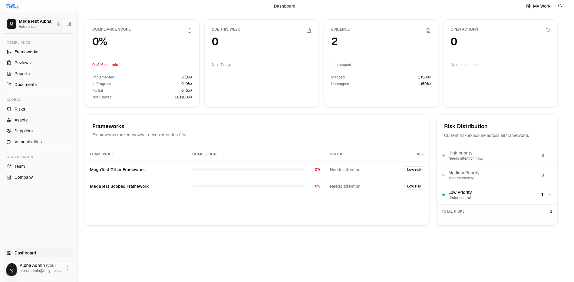 Getting Started — Expand the sidebar to see all sections
