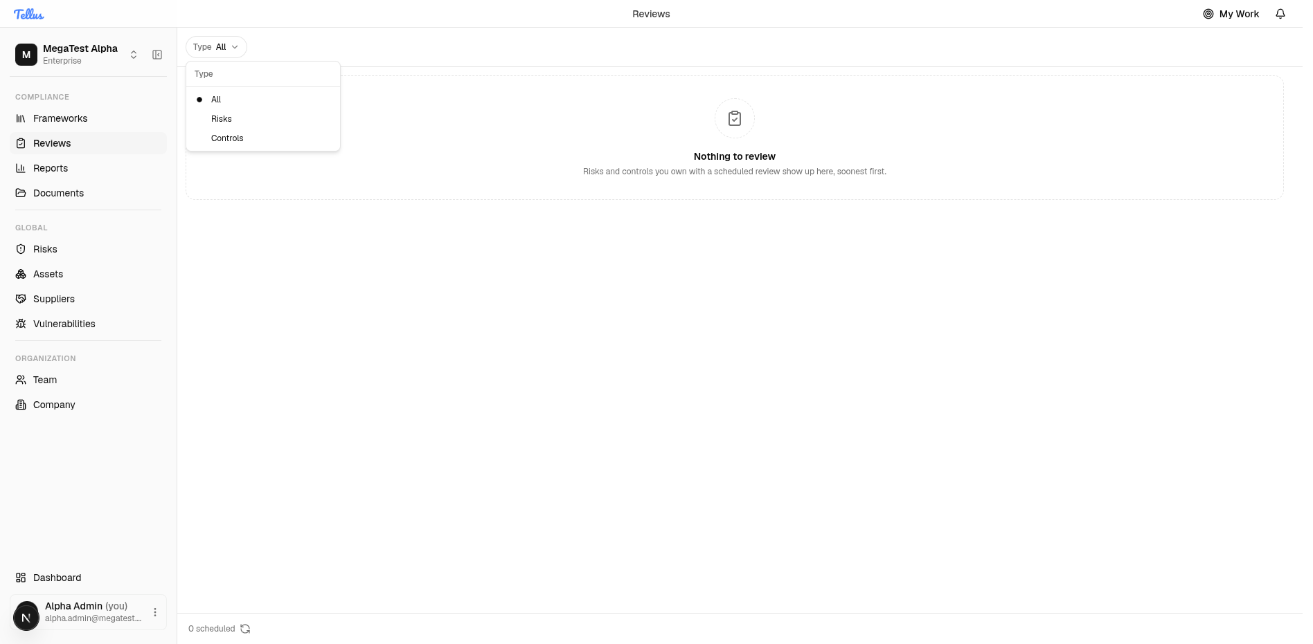 Reviews — Filter reviews by type